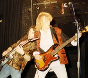 Adrian at a gig